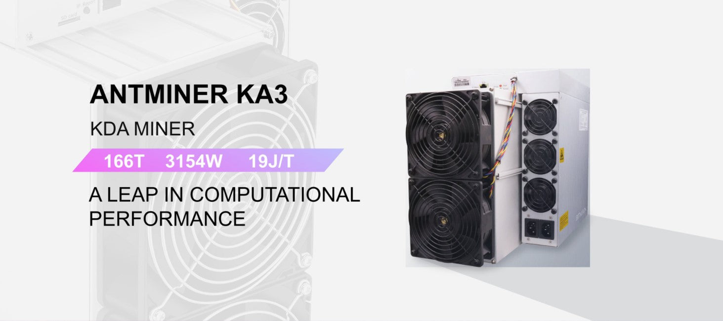 Bitmain launched antminer KA3 miner to enable KADENA ecosystem with super hashrate and energy efficiency ratio